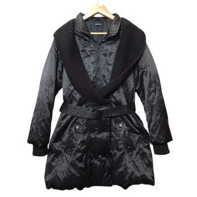 Chelsea Design Women's Size L Black Puffer Jacket  