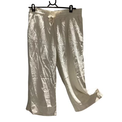 W. Lane Womens  Size 16 Cream 3/4 Leg Tie Waist  RRP $99.99