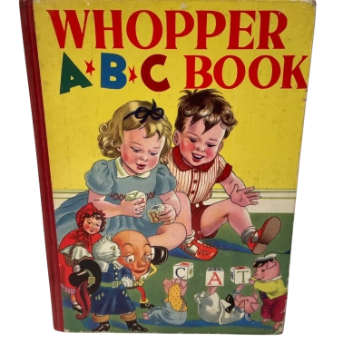 Vintage whopper ABC book 1940s fair condition