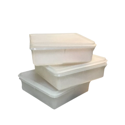 3 x Tupperware Sweet Keepers 3 square inches with lids