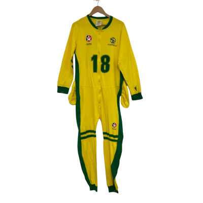 SOCCEROOS Onesie Bodysuit Size M 2018 FIFA World Cup Football Australia (RRP $79)