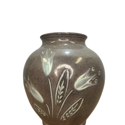 Vintage Dunster Studio Pottery Small Vase Signed GTH Dunster