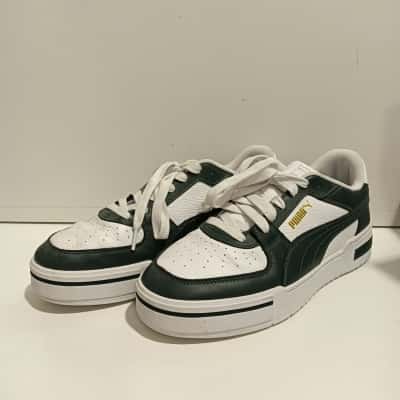Puma Green and White Sneakers Mens Size US12