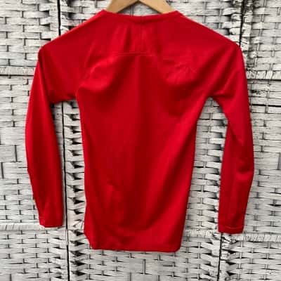 Nike Unisex  Size S Red Long Sleeve T-Shirt