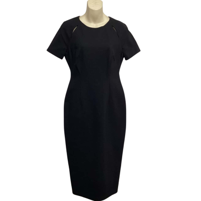 Anthea Crawford Womens  Size 10 Black  Dress Excellent  Used Conditon 