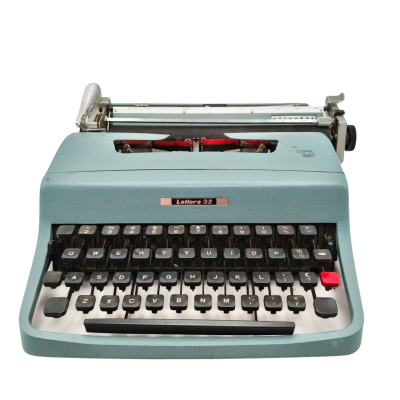 Olivetti Lettera 32 Typewriter Made In Italy - Missing Case  (office)