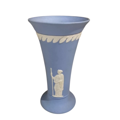 Vintage Wedgwood Jasperware Athena Trumpet Vase