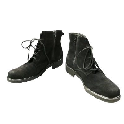 Munro Womens Size 9.5 Suede Boots Black  