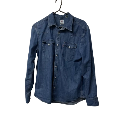 Mens Levi's Size L Vintage Denim Shirt Blue 