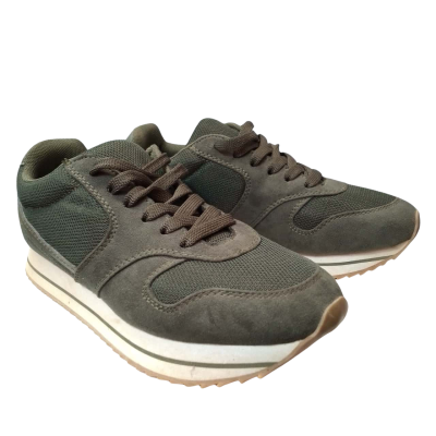 Decjuba Women's  Size 38 Green Khaki Sneakers