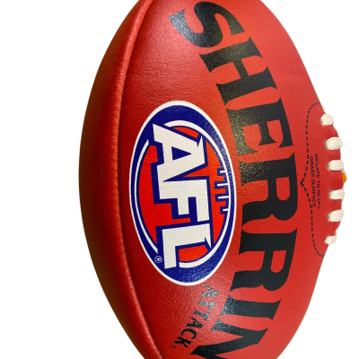 Size 5 AFL Attack leather football new 