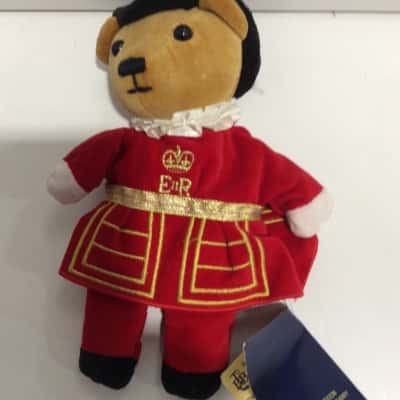 The Velveteen Bean Bear “ Beefeater Bear”