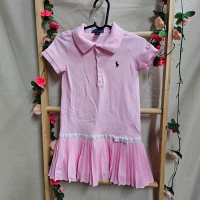 Kids Polo Ralph Lauren Pink Dress Size 4