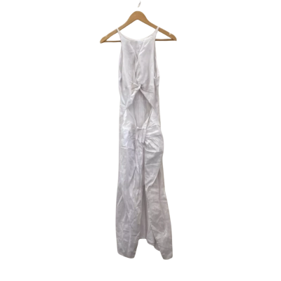 Dissh Womens  Size 10 Midi Dress White Knotted
