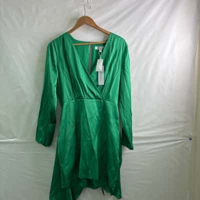 Forever New Womens  Size 12 Mini Dress Green 