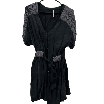 WHITEVERVE BLACK & GREY GABRIEL DRESS. SIZE 10