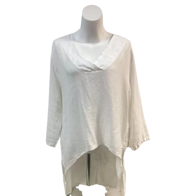 Women's One Size Imagine Long Sleeve White Top