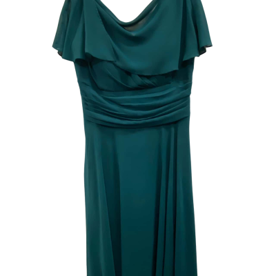  Women’s teal gown, size unknown