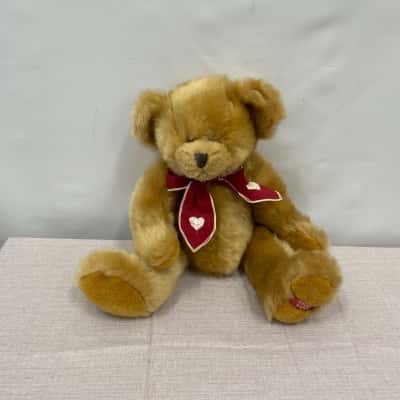 Russ Harrison Bear with Maroon scarf
