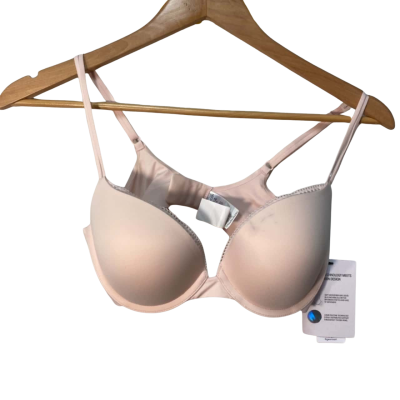 BNWT Calvin Klein Size 12C/34C Pink Plunge Push Up Bra