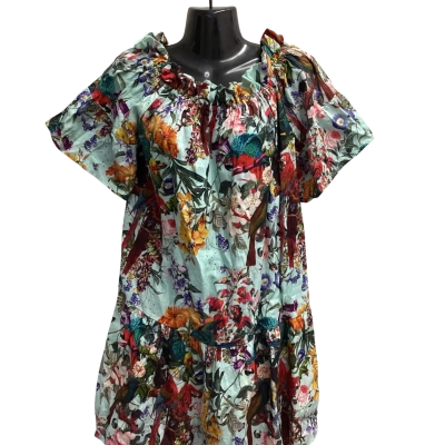 Adorne Womens  Size 12 Mini Dress Multicoloured 