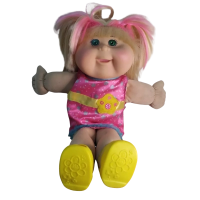 30th Anniversary Celebration Cabbage Patch Kids Doll - Blonde hair with pink streaks