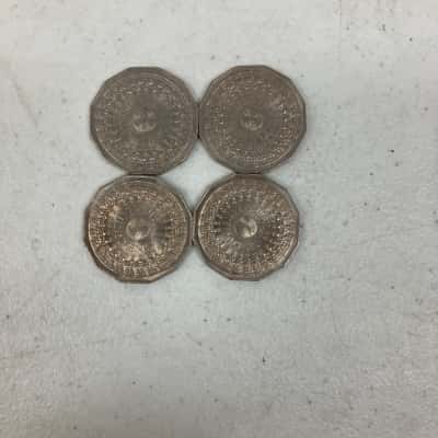 Silver Jubilee 50 Cent Coins x4 