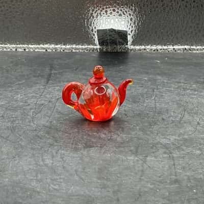 Tiny Glass Teapot