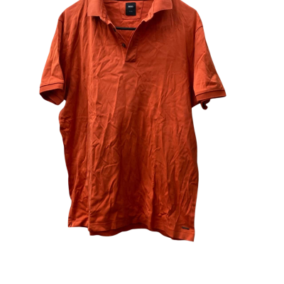 Boss Hugo Boss Mens  Size M Polo Shirt Burnt Orange 