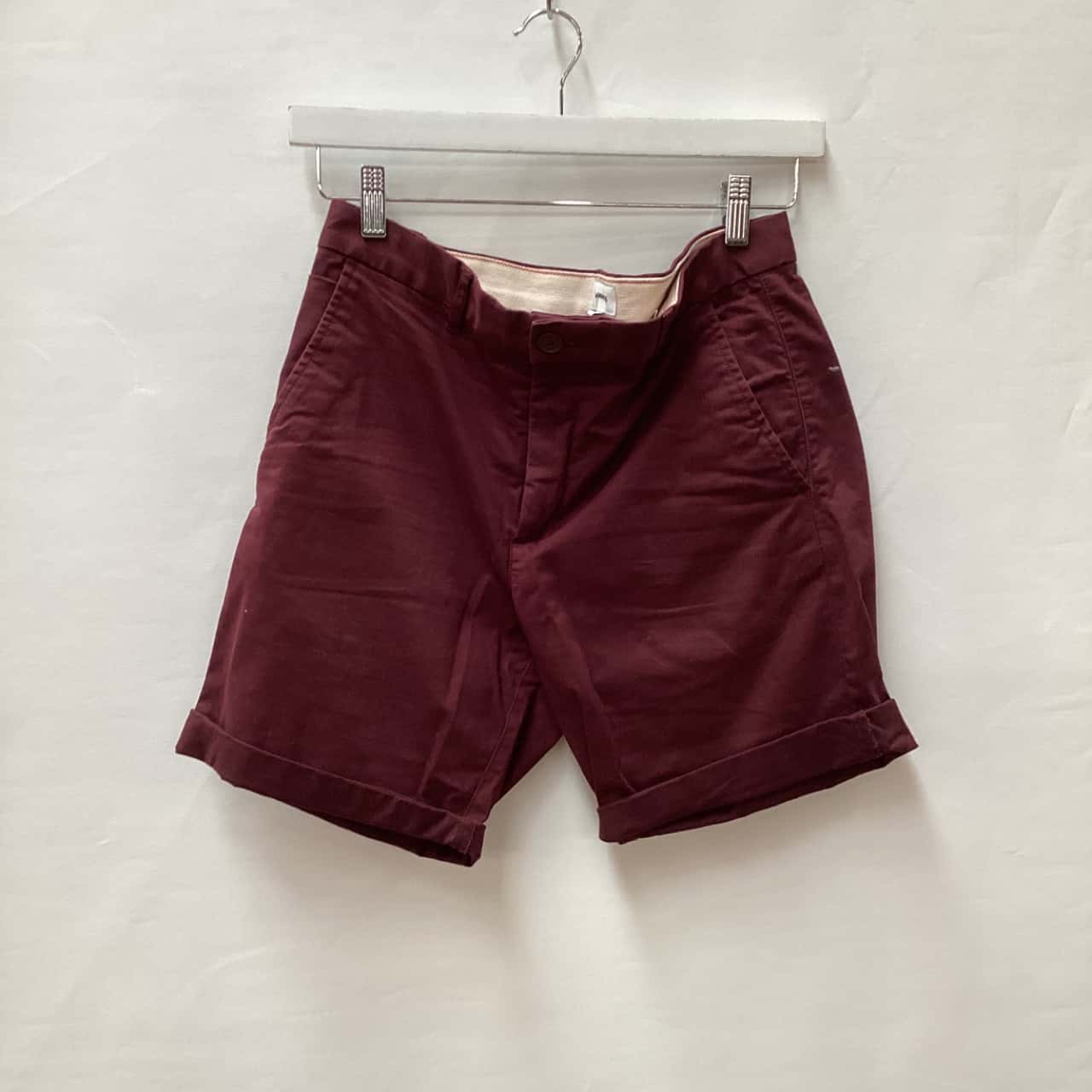 Gazman Mens Shorts Size 31 Maroon