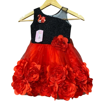 BNWT Nano Dresses Baby Size 2 Black /Red Dress 