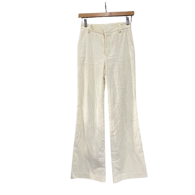Nobody Denim Womens  Size XS Flared Pants Cream 