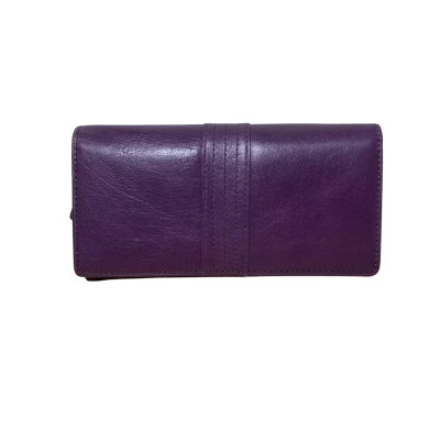 Colorado Womens Leather Wallet in Mulberry