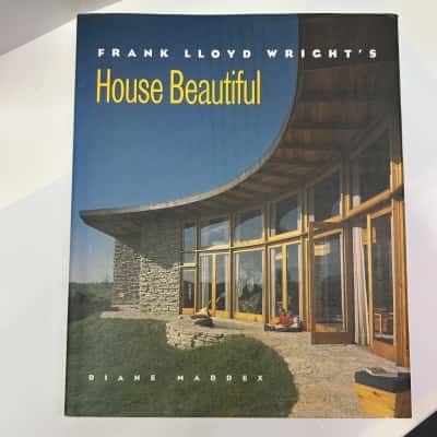 FRANK LLOYD WRIGHT’S House Beautiful | Diane Maddex | ISBN 0-688-16736-5 | Hardcover | Printed in Hong Kong | Rare Edition 