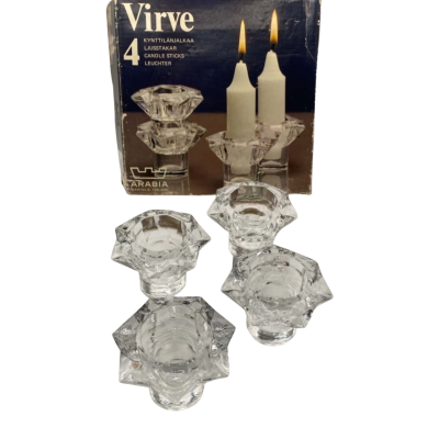 Arabia candle sticks x 4