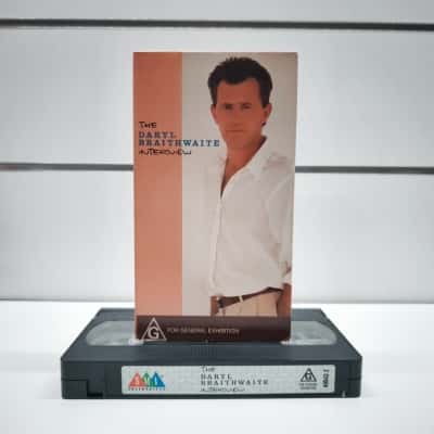 Rare The Daryl Braithwaite Interview VHS Video Tape Australian Pop Music Promo