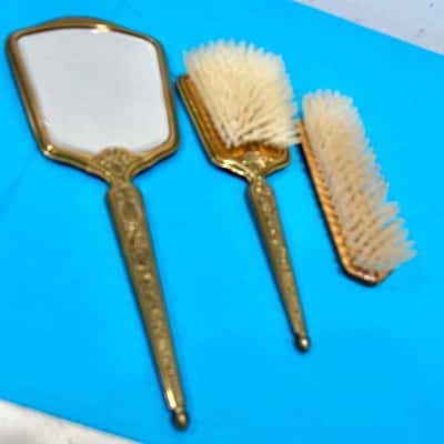 Art Deco 3 Piece Vanity Set 