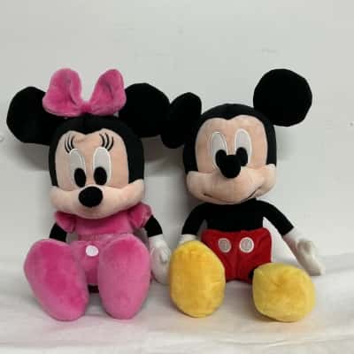 Matching Mickey & Minnie Mouse Plushies