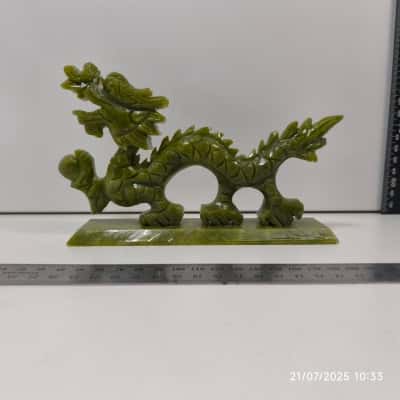 Jade Dragon Ornament Decoration 