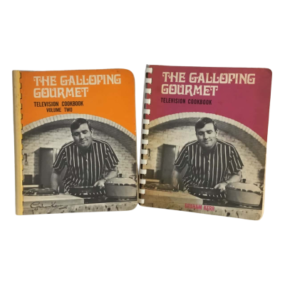 Vintage Graham Kerr Cookbooks as pictured