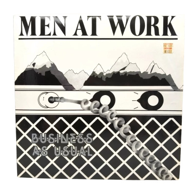12" Vinyl Record - Men At Work – Business As Usual Released 1981. Sleeve & Record Are In Very Good Condition