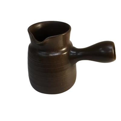 Vintage Brown Jug with Handle Approx 13.5 x 17cm