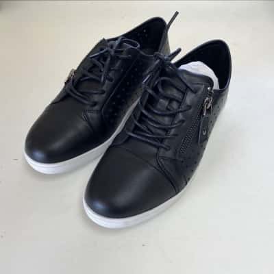 Silver Lining Black Vogue Perf Shoes Size 40