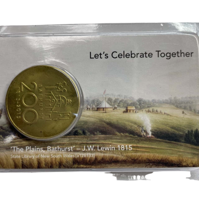 Bathurst Bi-Centenary 1815 - 2015 Coin 