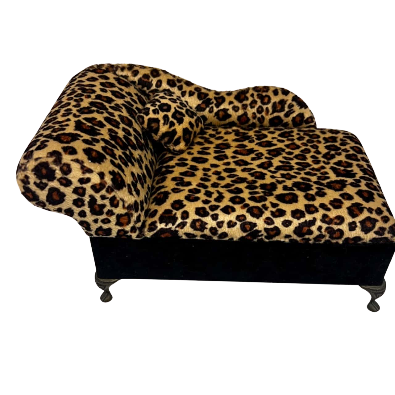 Leopard skin chaise lounge jewellery boxjust