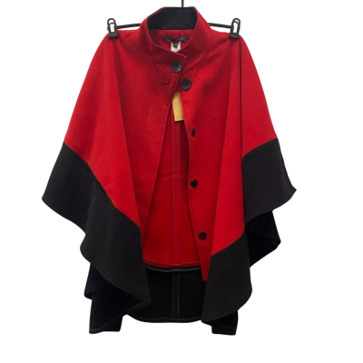 Liz Jordan Womens  Size M / S Emma Cape Red BNWT$199