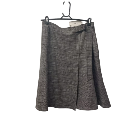 Veronica Maine Womens  Size 12 Midi Skirt Grey 