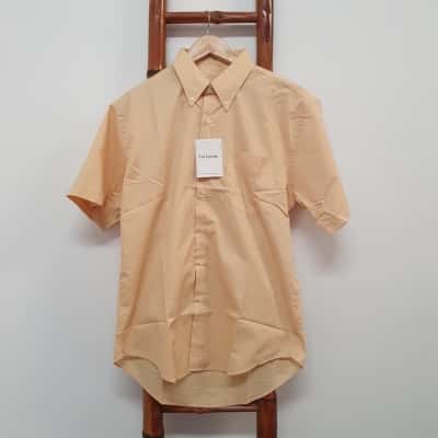  Guy Laroche Men's Size M Short Sleeve Cotton Shirt - New 