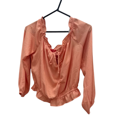 Guess Womens  Size L Salmon Pink Top