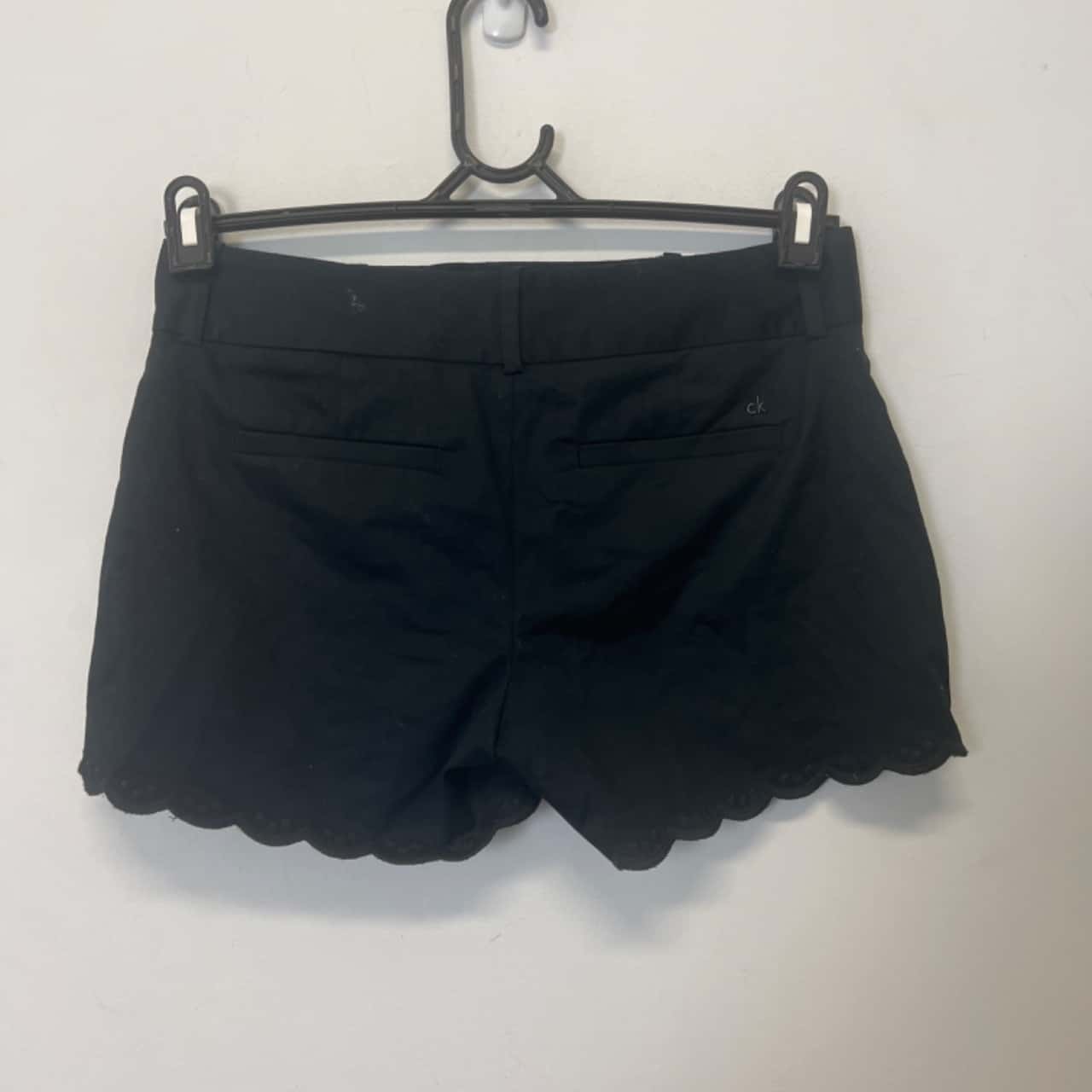 Calvin Klein Womens Printed Shorts Blue Size X Small 1